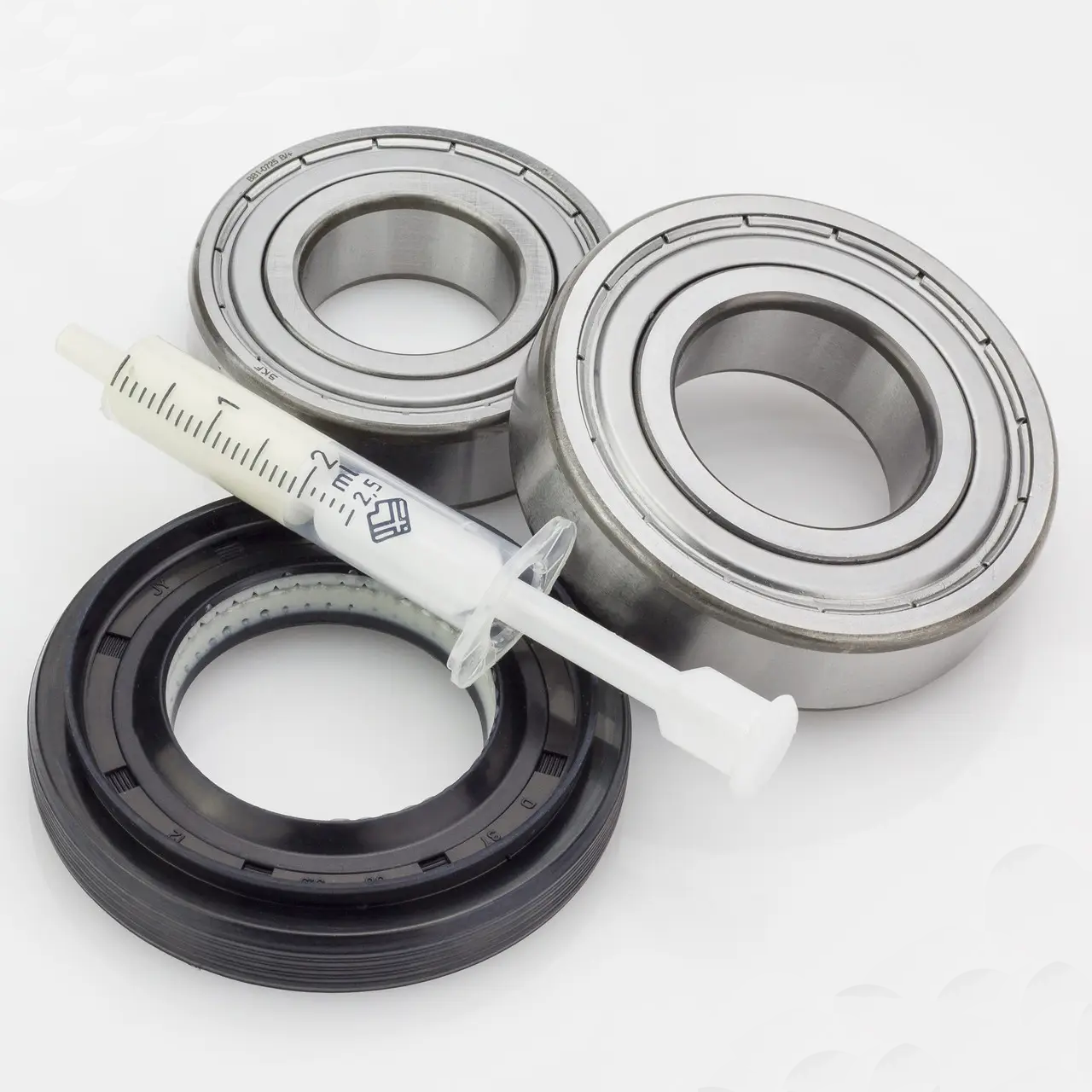 Підшипники і сальник для пральної машинки Lg із завантаженням баку 3.5-6кг (6205, 6206, 37*66*9.5/12)