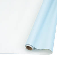 Плівка (калька) в рулоні "Двостороння: білий + ніжно-блакитний" (0,58 х7,7 м)