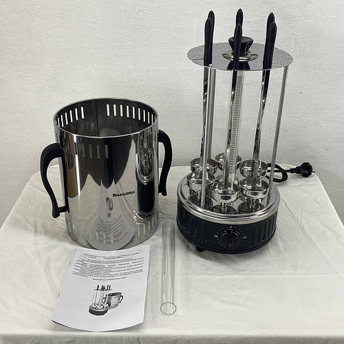 Электрошашлычница с таймером на 6 шампуров (ID#1830399096), цена: 1690 ...