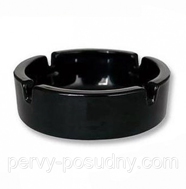 Попільничка чорна "Stackable Black Ashtray" 107мм