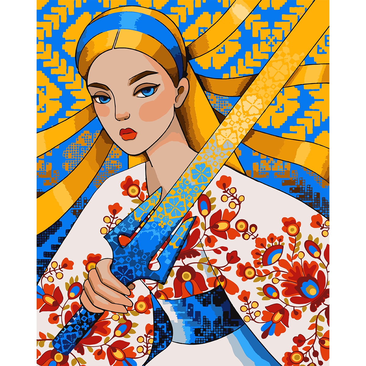 Картина за номерами SANTI "Be brave!", 40*50 см