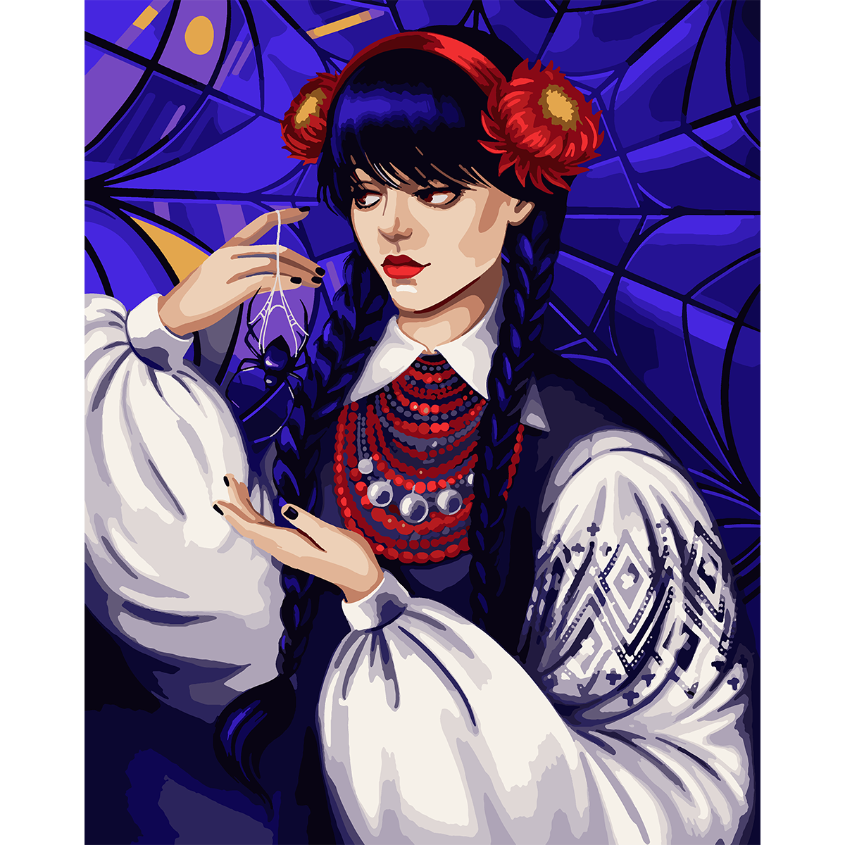 Картина за номерами SANTI "Українська чаклунка", 40*50 см