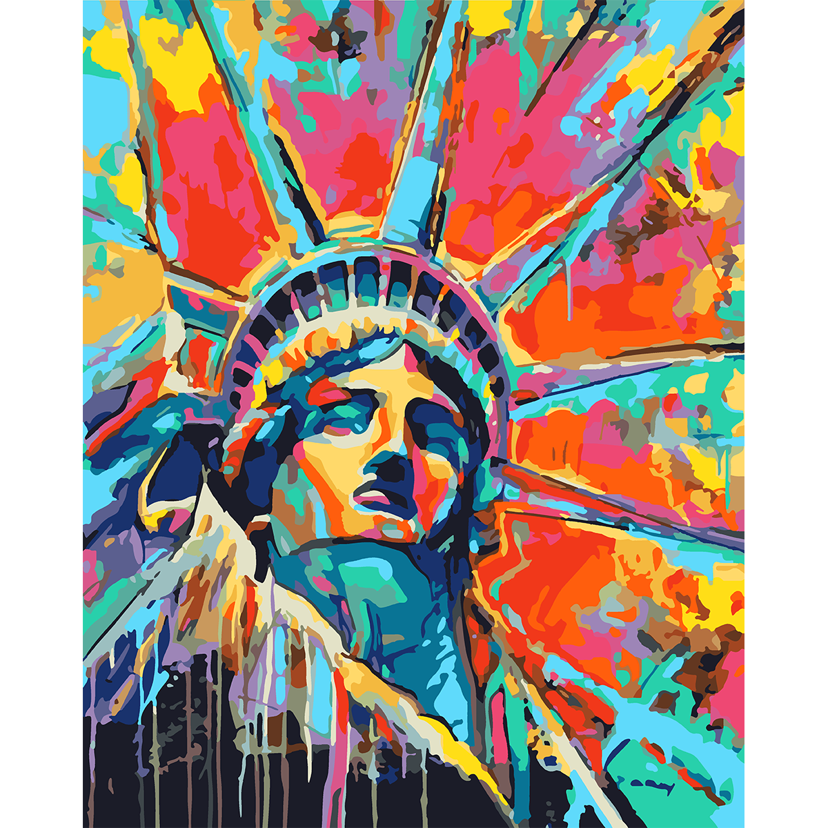 Картина за номерами SANTI "Воля" 40*50 см