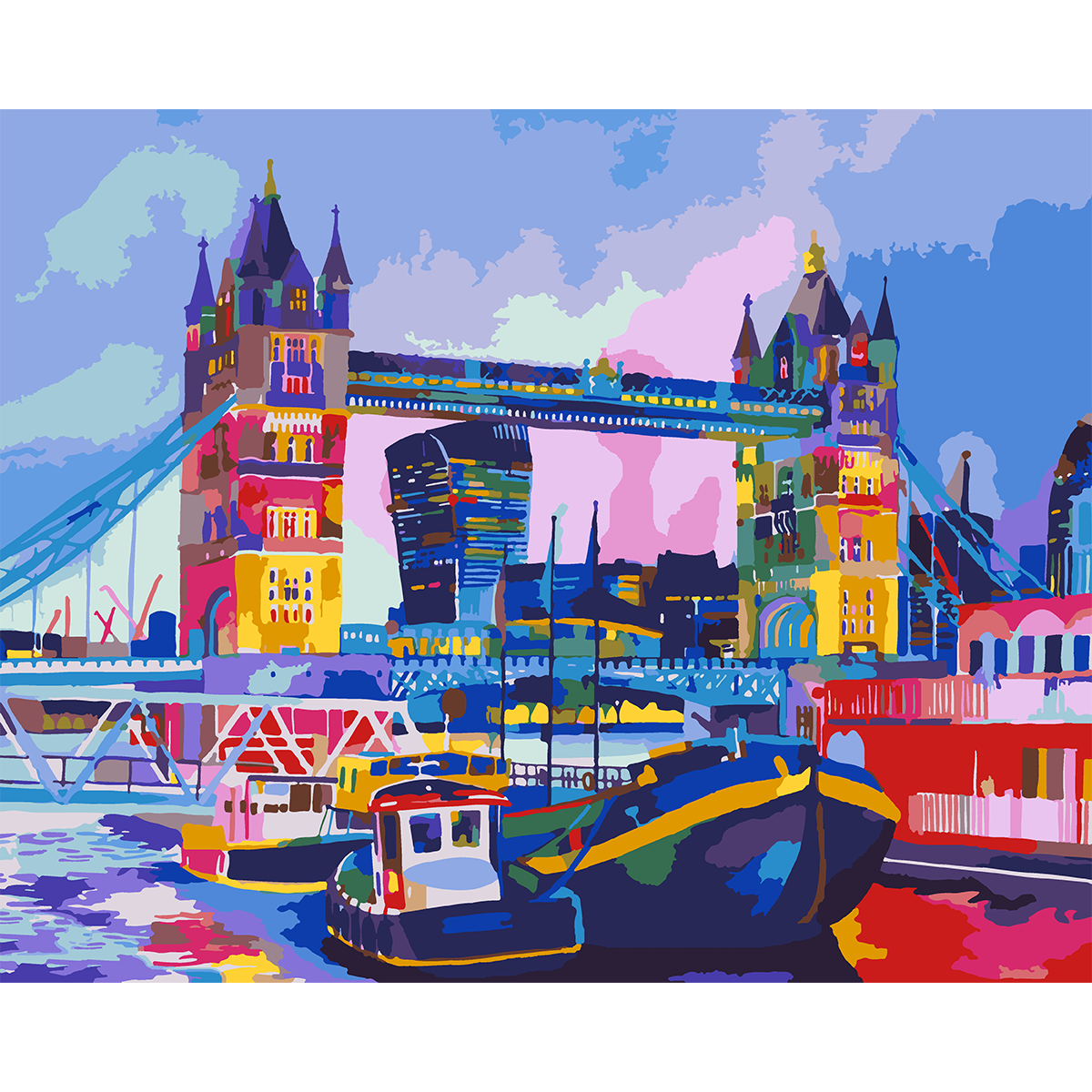 Картина за номерами SANTI "Тауерський міст" 40*50 см