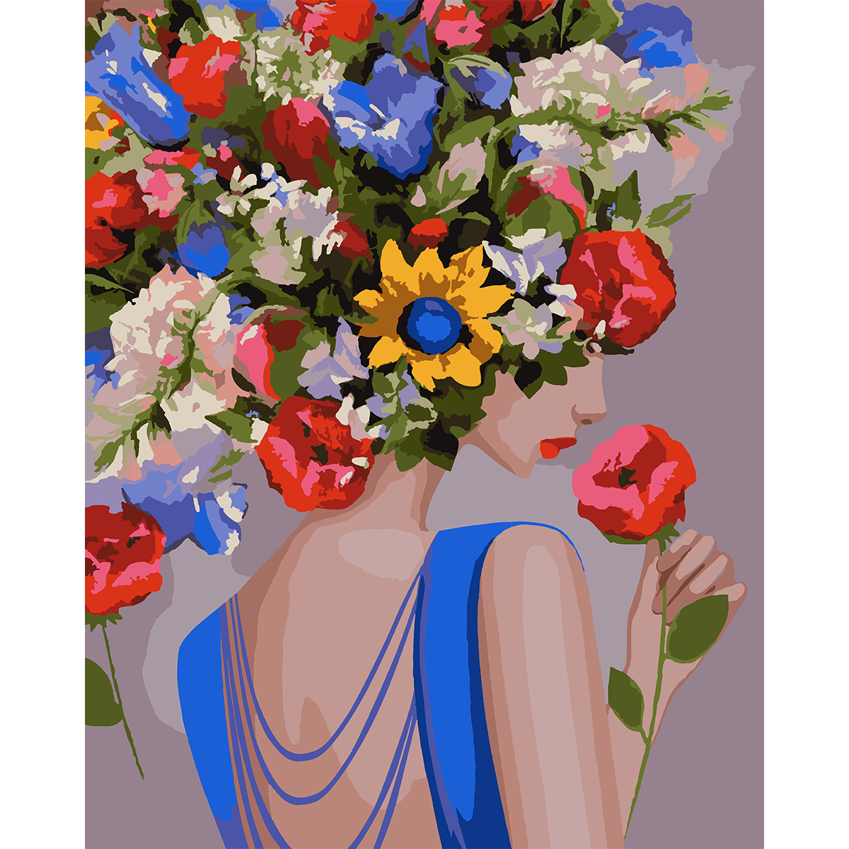 Картина за номерами SANTI "Літня краса" 40*50 см