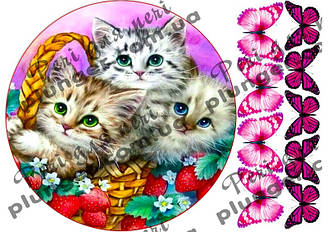 Картинка для кондитерских виробів Жіноча (На торт круг, прямокутник) (лист А4)