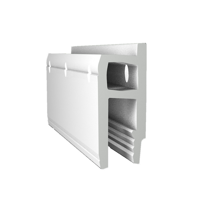 Профіль ПВХ посилений перфорований білий стіновий для натяжної стелі 2.5 м, фото 1