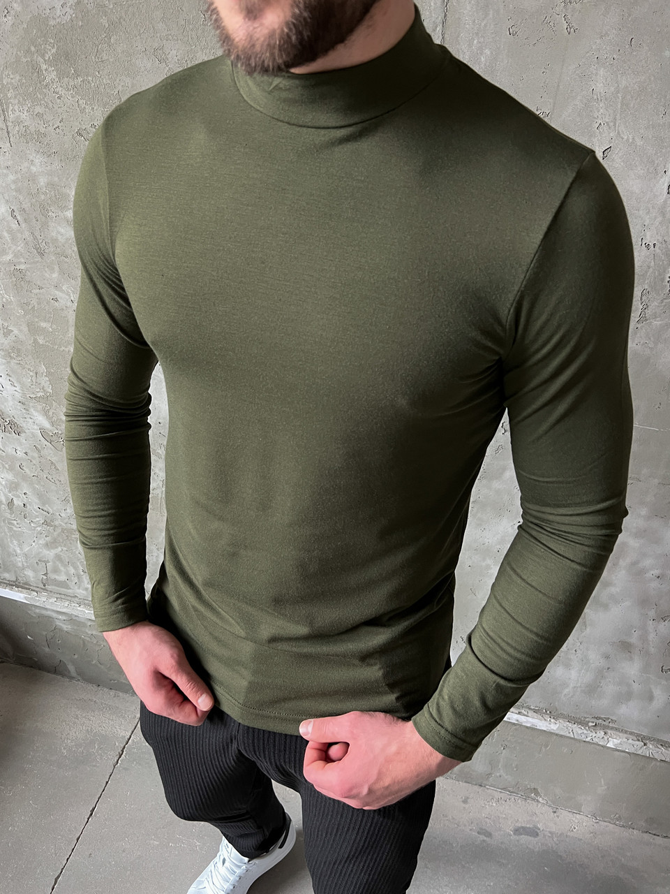 Гольф чоловічий хакі Фіджо, розмір S, M, L, XL, XXL
