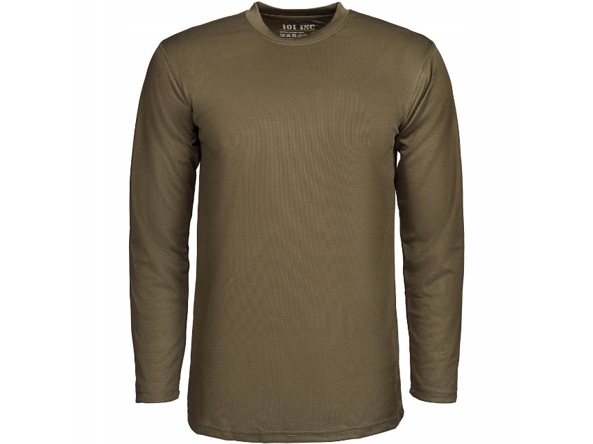 Сорочка швидковисихна термоактивна 101INC Tactical Quick Dry Long Sleeve Оливкова, фото 1