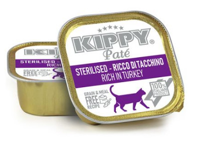 KIPPY Pate вологий корм для кішок паштет з індичкою 90 г за 16 шт.