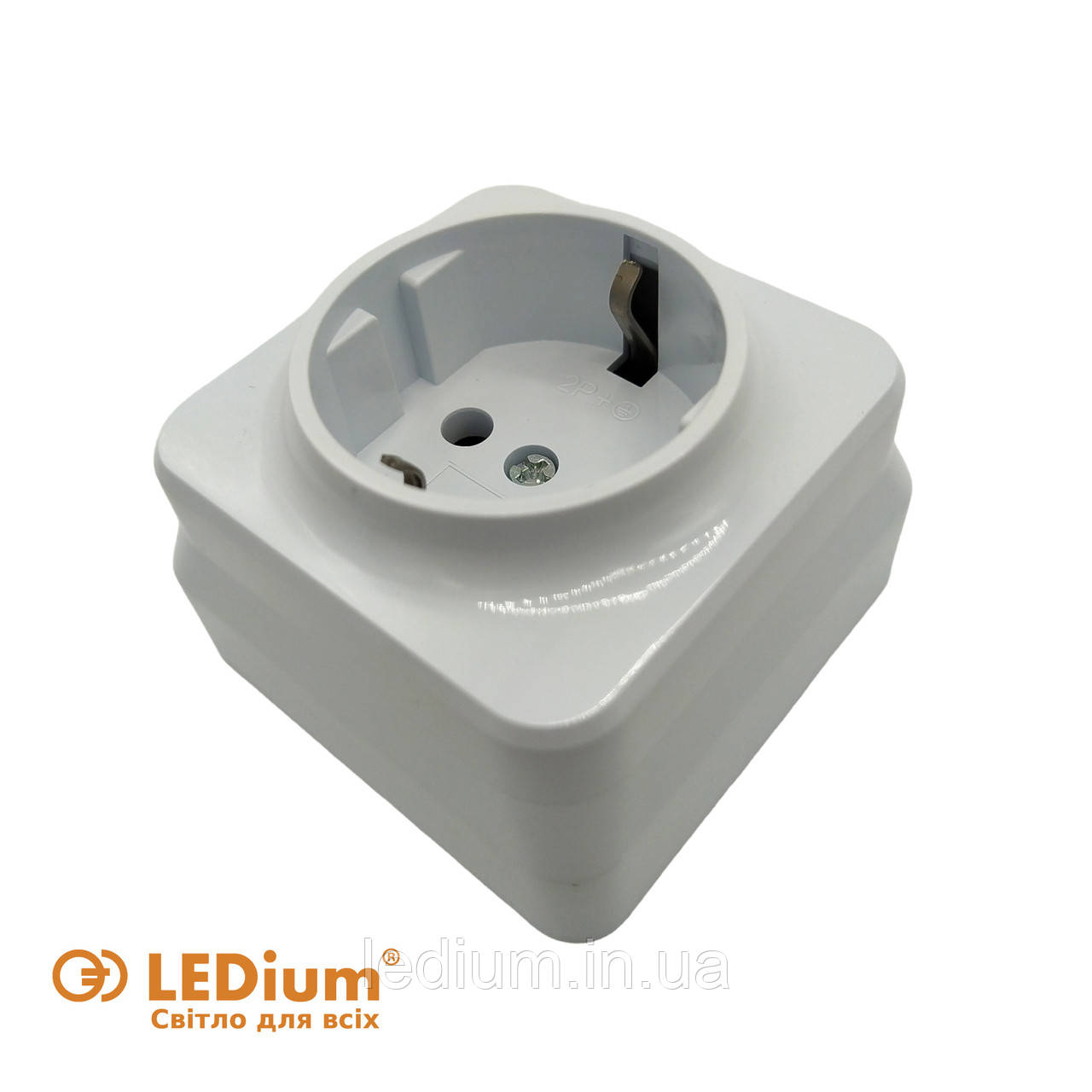 Розетка одномісна з заземленням (КЕРАМІКА) Erste "COUNTRY"