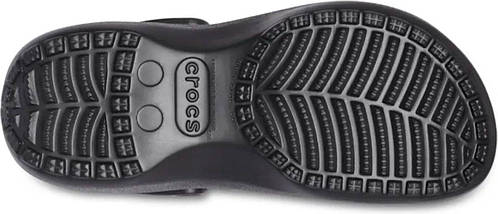 Crocs Clog CLASSIC PLATFORM Black Жіночі Сабо Крокс Класик чорні, фото 6