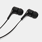 Навушники з мікрофоном D3, Чорні / Дротова гарнітура для телефону / Вакуумні навушники, фото 7