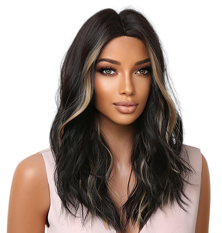 Перука Dark Brown, натуральне синтетичне волосся
