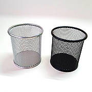 Підставка для ручок кругла 80х80х100 мм металева  ⁇  Підставка для ручок метал сітка 802-С