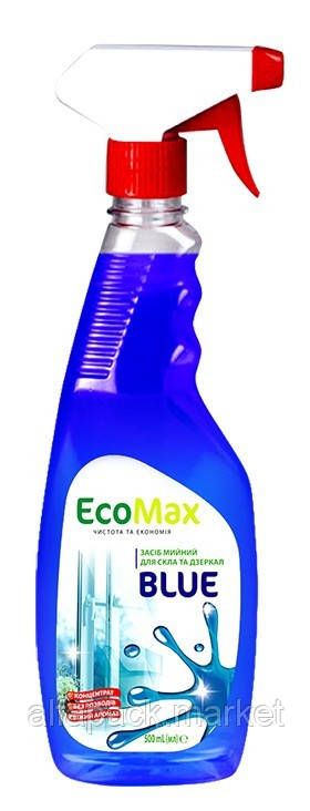 Засіб для скла Ecomax BLUE 500мл (тригер) 070409010