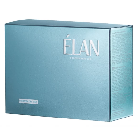 Гель-фарба для брів і вій (упаковка) ELAN professional line 03 medium brown Елан