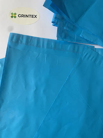 Кур'єрський пакет А4 (240×320 мм) без кишені, Патріотичний синій (1000 шт./пач.), фото 2