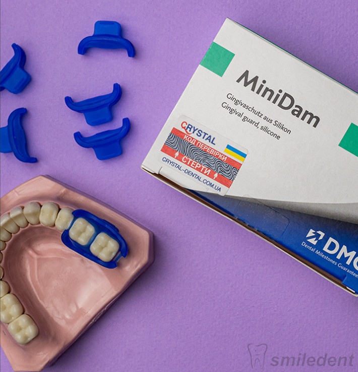 MiniDam (МініДам), унікальний міні-кофердам, 20 кофердамів.