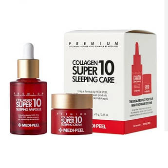 Набір для нічного догляду Medi-Peel Collagen Super 10 Sleeping Care Set 30 ml+10 g