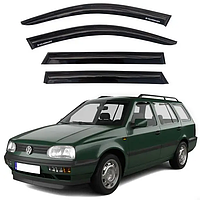 Дефлекторы окон ветровики Volkswagen Golf IV универсал 1997-2004 (скотч) AV-Tuning