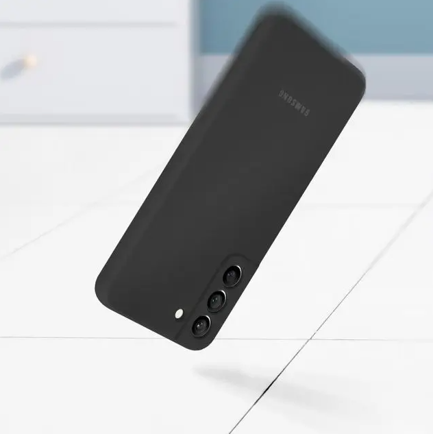 Чохол-бампер Silicone cover з мікрофіброю для Samsung Galaxy S22 (SM-S901B)