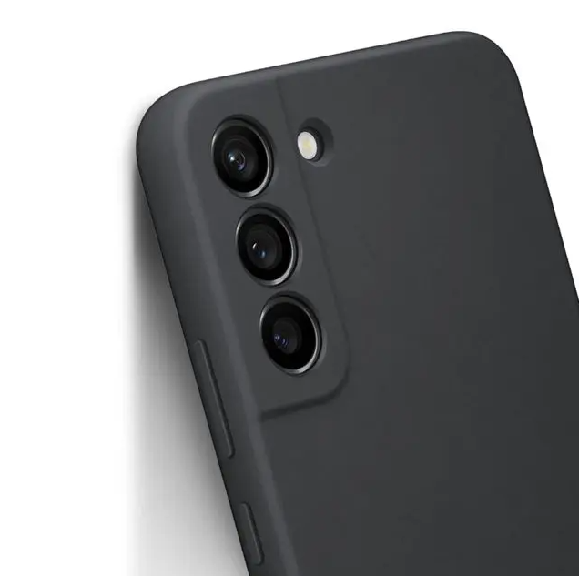 Чохол-бампер Silicone cover з мікрофіброю для Samsung Galaxy S22 (SM-S901B)