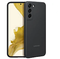 Чехол-бампер Silicone cover с микрофиброй для Samsung Galaxy S22 (SM-S901B)