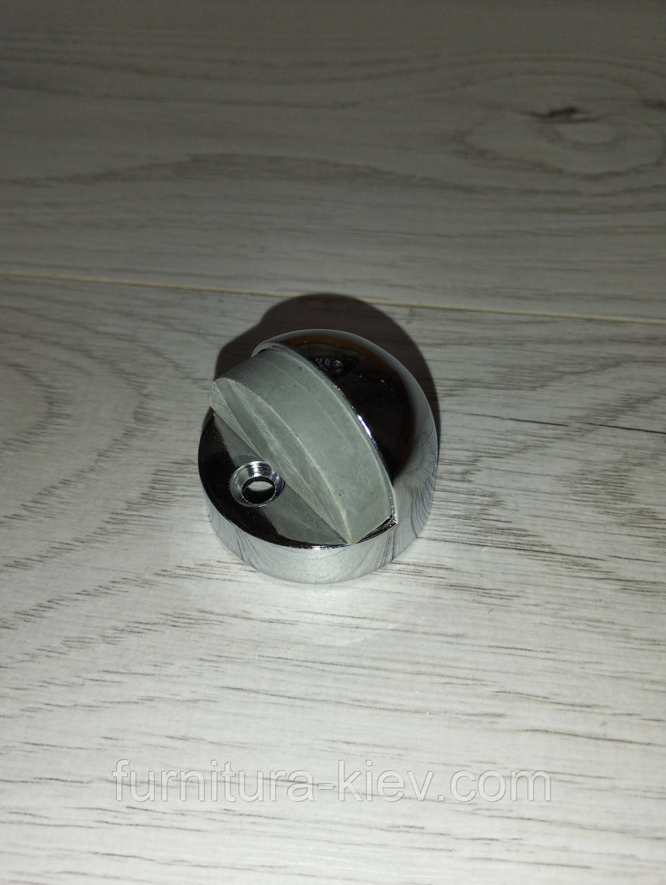 Дверний упор на підлогу хром 3 см, фото 1