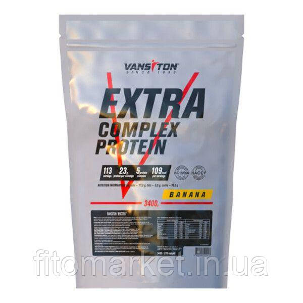 Протеїн Екстра 3,4 кг Банан ТМ Ванситон / Vansiton