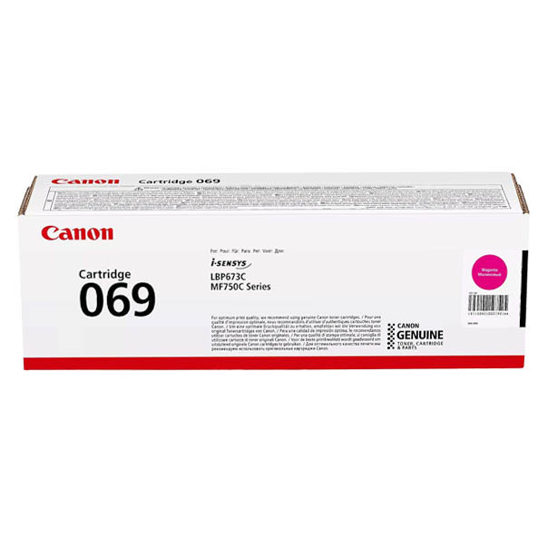 Картридж Canon 069 (5092C002) Magenta для принтера MF752Cdw/MF754Cdw LBP673Cdw, фото 1