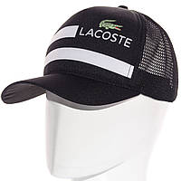 Летняя кепка тракер с лого Лакоста Lacoste мужская женская кепка с сеткой