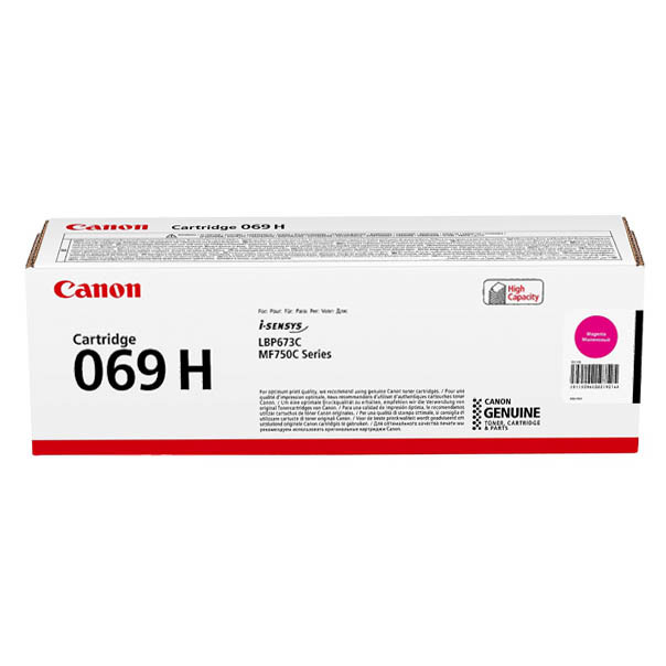 Картридж Canon 069H (5096C002) Magenta для принтера MF752Cdw/MF754Cdw LBP673Cdw