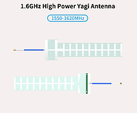 Антенна направленного действия Yagi 1,6 ГГц, 50 Вт для дронов, для антидроновых устройств