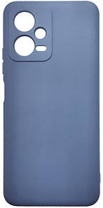 Чохол Silicone Case Poco X5 PRO (сіро-синій)