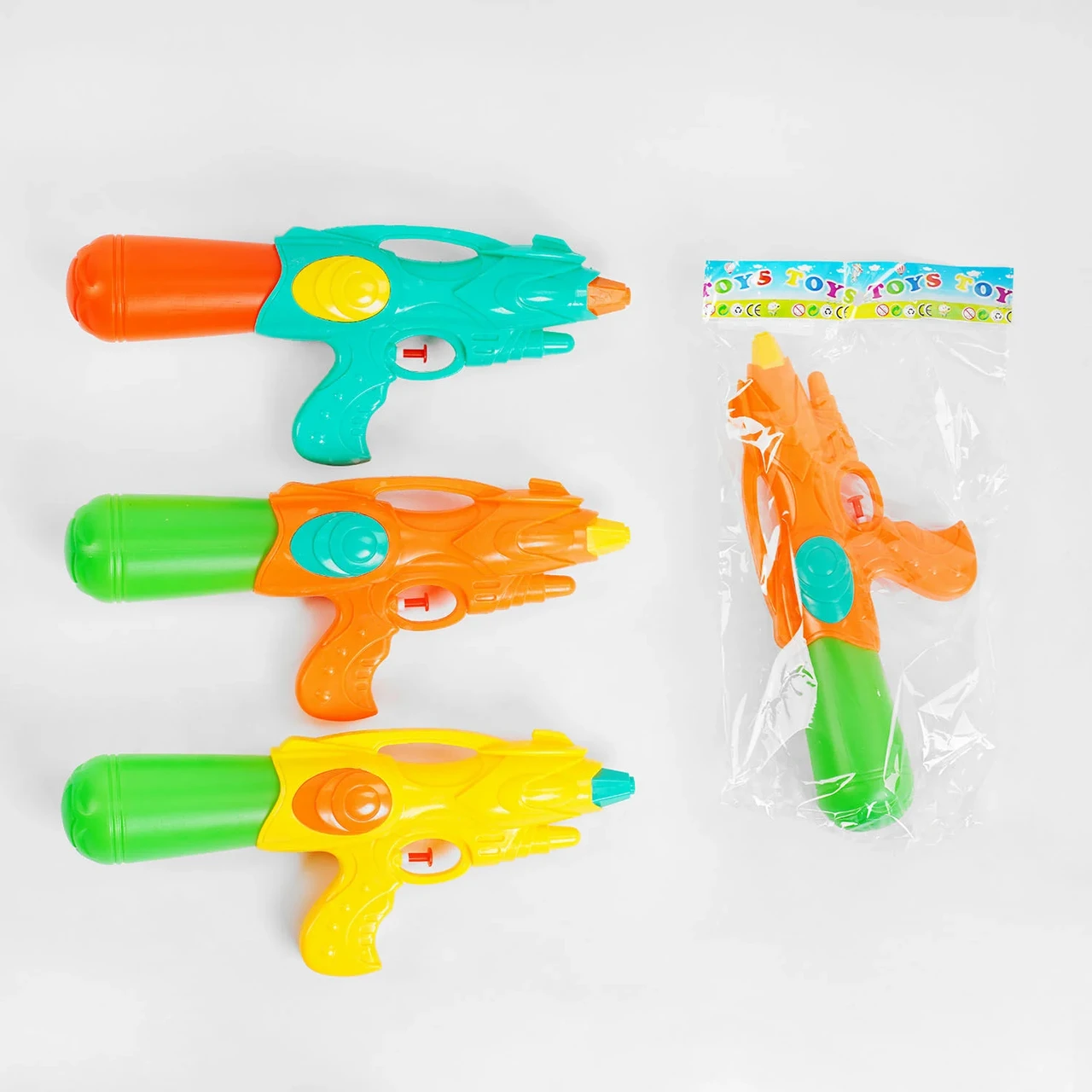 Водний пістолет 1275 (192/2) 3 кольори, у пакеті, фото 1