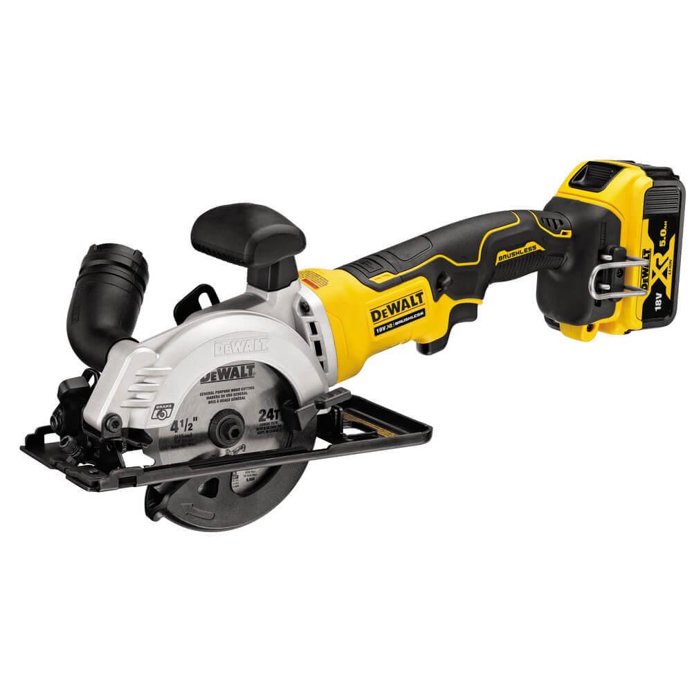 Пила дискова акумуляторна безщіткова DeWALT DCS571P2, фото 1