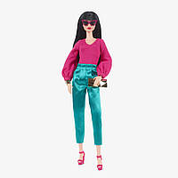 Кукла Барби коллекционная Высокая брюнетка Колор-блок Barbie Exclusive Signature Looks Doll, With