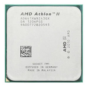 Процесор sFM1 AMD Athlon II X4 641 2.8GHz 4/4 128kB+1MB DDR3 1866 100W б/в