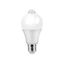Лампа світлодіодна з датчиком руху E27, 9 Вт LED