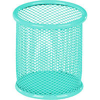 Підставка для ручок кругла Kite 80*100 метал, бірюзова