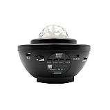 Зоряний проектор з динаміком та Bluetooth, світлодіодний зоряний дисплей Bass Polska BH 59311, фото 7