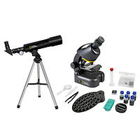 Микроскоп National Geographic Junior 40x-640x + Телескоп 50/360 (с кейсом)