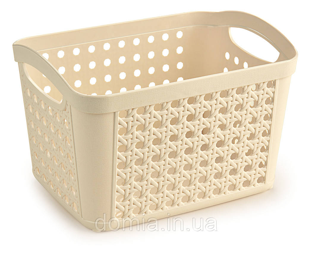 Кошик VINTAGE без кришки (21*16*14 см) 3,3 л UCSAN Plastik, Туреччина М-1172