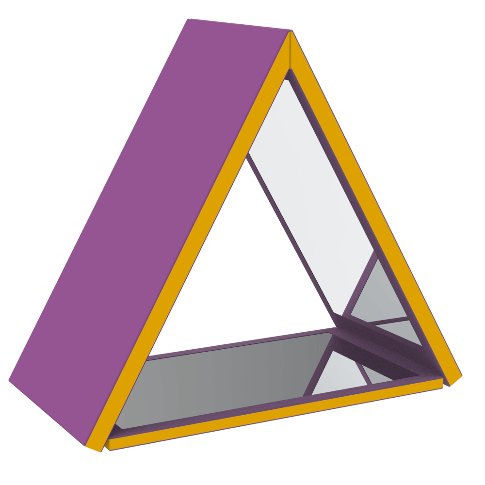 М'який модуль Дзеркальний будиночок, шкірозамінник Флай (Kidigo ТМ)