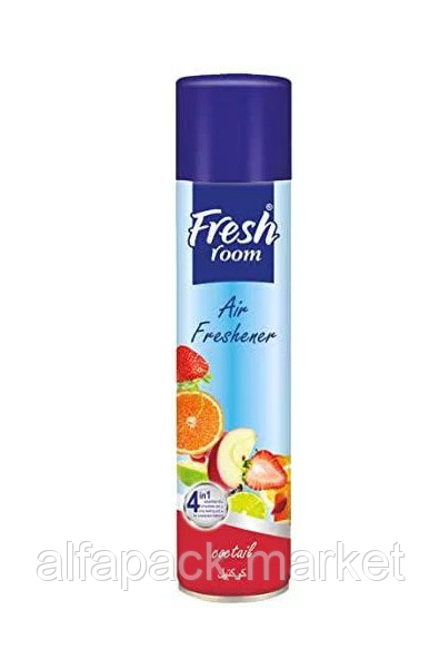 Освіжувач повітря аерозольний "Fresh Room" 300 мл. в асортименті 070600058