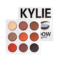 Палетка теней для век KYLIE XOXO KYSHADOW Pressed Powder Eyeshadow The Bronze Palette 9 оттенков