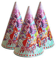 Ковпачки, ковпаки святкові, маленькі "Вінкс", 20 шт./пач
