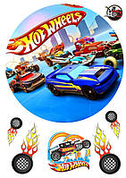 Вафельная картинка Hot Wheels 1