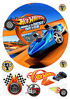 Вафельная картинка Hot Wheels 4